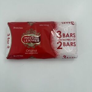 Cussons Imperial Leather Ivory Bar Soap, Pack of‎ 3